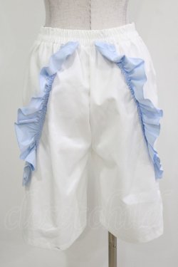 画像3: FLC / ぬた。/パンツ+レッグカバー L 白/サックス H-26-03-13-1030-LO-PA-NS-ZH