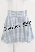 majoretty / チェックプリーツスカート L ブルー H-26-03-13-1031-GO-SK-NS-ZH