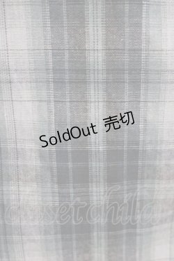 画像4: majoretty / チェックプリーツスカート L ブルー H-26-03-13-1031-GO-SK-NS-ZH