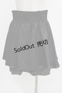 画像3: majoretty / ジャガードスカパン L ブラック H-26-03-13-1032-GO-SK-NS-ZH