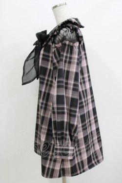 画像2: majoretty / まきちゃん/チェックワンピース L ブラック/ピンク H-26-03-13-1033-GO-OP-NS-ZH