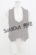 axes femme / ジップデザインベスト M ブラウン H-26-03-13-1034-AX-TO-NS-ZH