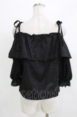 画像3: Lovely Tency / 眞白ありす/TTサテンJQオフショルPO L ブラック H-26-03-13-1041-GO-TO-NS-ZH (3)