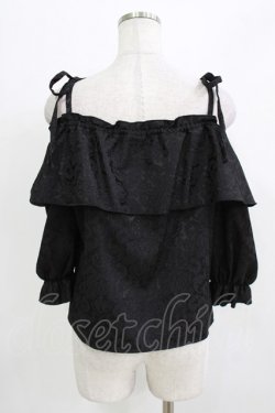 画像3: Lovely Tency / 眞白ありす/TTサテンJQオフショルPO L ブラック H-26-03-13-1041-GO-TO-NS-ZH