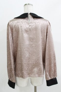 画像3: DearMyLove / 薔薇ジャガードブラウス L ピンク H-26-03-13-1044-0-OP-NS-ZH