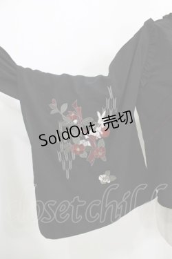 画像4: Amavel / お月見うさぎの和風ブラウス Free ブラック H-26-03-13-1045-CA-BL-NS-ZH