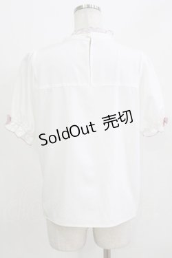 画像3: LilyMerry / もかちゃん/ベルト付きブラウス L 白/ピンク H-26-03-13-1049-PU-BL-NS-ZH