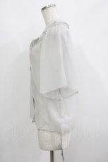 画像2: an another angelus / シアーラッフルブラウス Free L/GRAY H-26-03-13-1001-CA-BL-NS-ZH (2)