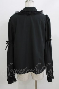 画像3: Lovely Tency / 眞白ありす/レースリボンブラウス LL ブラック H-26-03-13-1055-GO-BL-NS-ZH