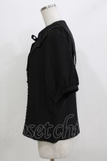 画像2: DearMyLove / デビルモチーフ襟ブラウス L ブラック H-26-03-13-1056-EL-BL-NS-ZH (2)