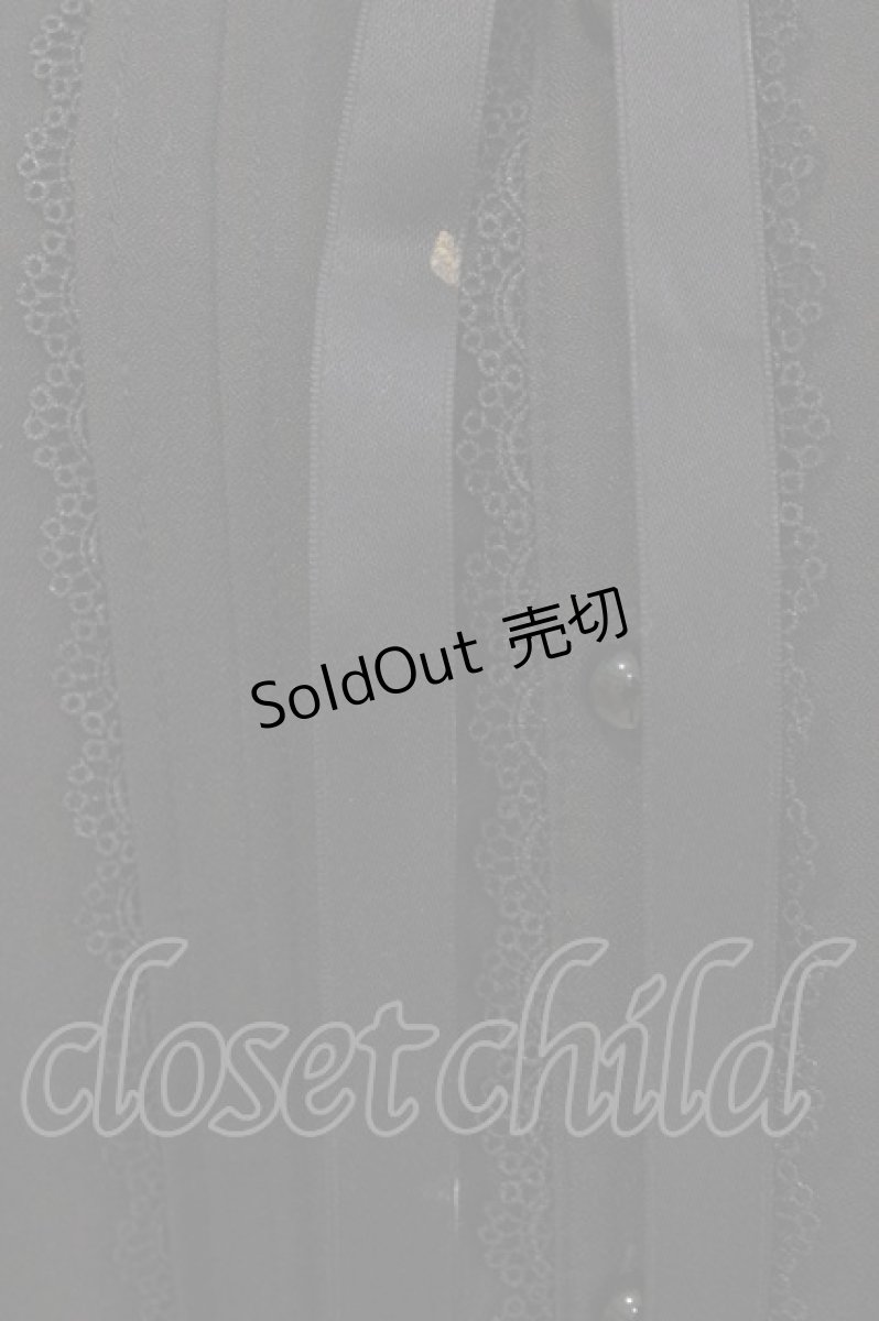 画像4: DearMyLove / デビルモチーフ襟ブラウス L ブラック H-26-03-13-1056-EL-BL-NS-ZH (4)