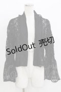 axes femme / ドロストリボン総レースボレロ Free ブラック H-26-03-13-1059-AX-TO-NS-ZH