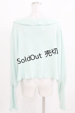 画像3: CHIP CLIP / 五月アイ/フリルカーディガン 4L ミント H-26-03-13-1060-PU-TO-NS-ZH