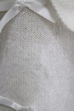 画像4: Lovely Tency / 眞白ありす/ビジューリボンニットプルオーバー LL 白 H-26-03-13-1063-GO-TO-NS-ZH (4)