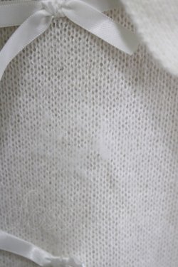 画像4: Lovely Tency / 眞白ありす/ビジューリボンニットプルオーバー LL 白 H-26-03-13-1063-GO-TO-NS-ZH