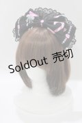 Angelic Pretty / Candy Ornamentカチューシャ  ブラック H-26-03-13-1068-AP-AC-NS-ZH