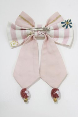 画像3: metamorphose / うたかたの華かぐらリボンクリップ  ピンク H-26-03-13-1069-ME-AC-NS-ZH