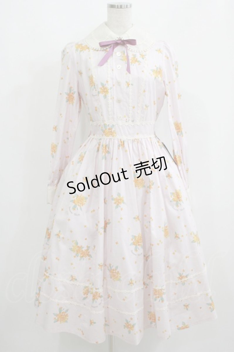 画像1: Innocent World / 金木犀丸衿ワンピース L ピンク H-26-03-13-1008-IW-OP-NS-ZH (1)