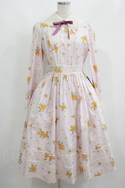 画像1: Innocent World / 金木犀丸衿ワンピース L ピンク H-26-03-13-1008-IW-OP-NS-ZH