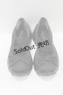 画像1: Cherirulu Chocola / バレエシューズ LL ブラック H-26-03-13-1072-GO-SH-NS-ZH