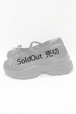 画像2: Cherirulu Chocola / バレエシューズ LL ブラック H-26-03-13-1072-GO-SH-NS-ZH