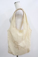 画像1: m petit by misako / ケース付きエコバッグ  ゴールド H-26-03-13-1077-LO-ZA-NS-ZH (1)