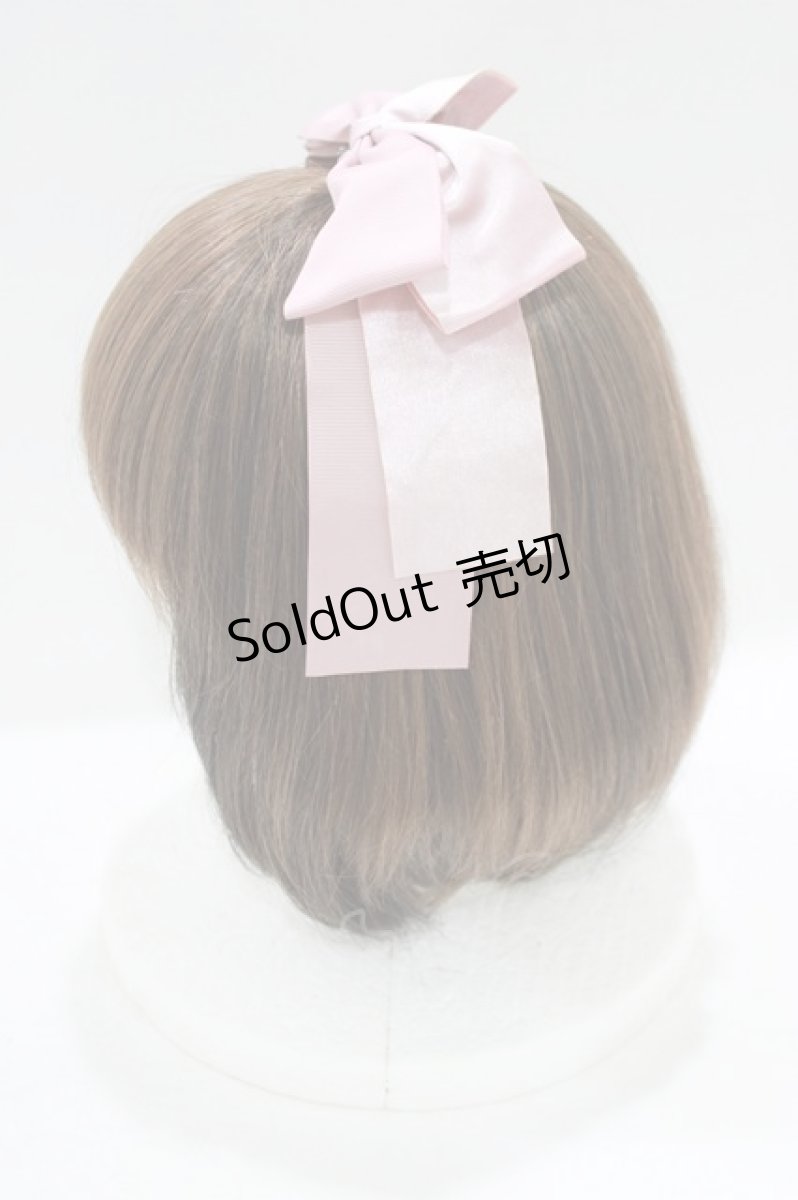 画像2: Maria pipi / グログランリボンカチューシャ  ピンク H-26-03-13-1079-EL-AC-NS-ZH (2)