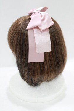 画像2: Maria pipi / グログランリボンカチューシャ  ピンク H-26-03-13-1079-EL-AC-NS-ZH