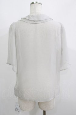 画像3: an another angelus / シアーラッフルブラウス Free L/GRAY H-26-03-13-1001-CA-BL-NS-ZH