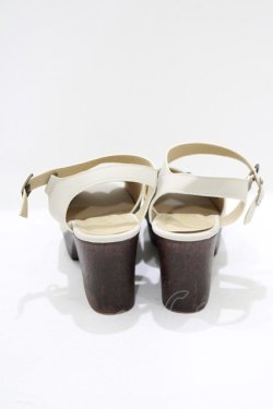 画像3: Fi.n.t / ブーケ刺繍ウッドライクソールサンダル M/23.5cm IVORY×BL H-26-03-13-1086-CA-SH-NS-ZH