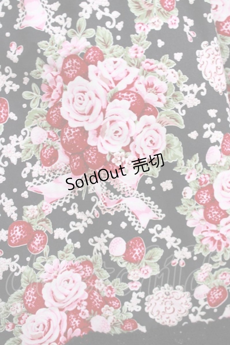 画像5: BABY,THE STARS SHINE BRIGHT / シュガーブーケ〜永遠の乙女の憧れ〜柄ジャンパースカートII Free ブラック H-26-03-13-1009-BA-OP-NS-ZH (5)