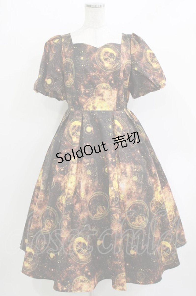 画像1: axes femme NOSTALGIE / タロット柄ワンピース Free ブラック H-26-03-13-1011-AX-OP-NS-ZH (1)