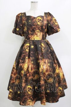 画像1: axes femme NOSTALGIE / タロット柄ワンピース Free ブラック H-26-03-13-1011-AX-OP-NS-ZH