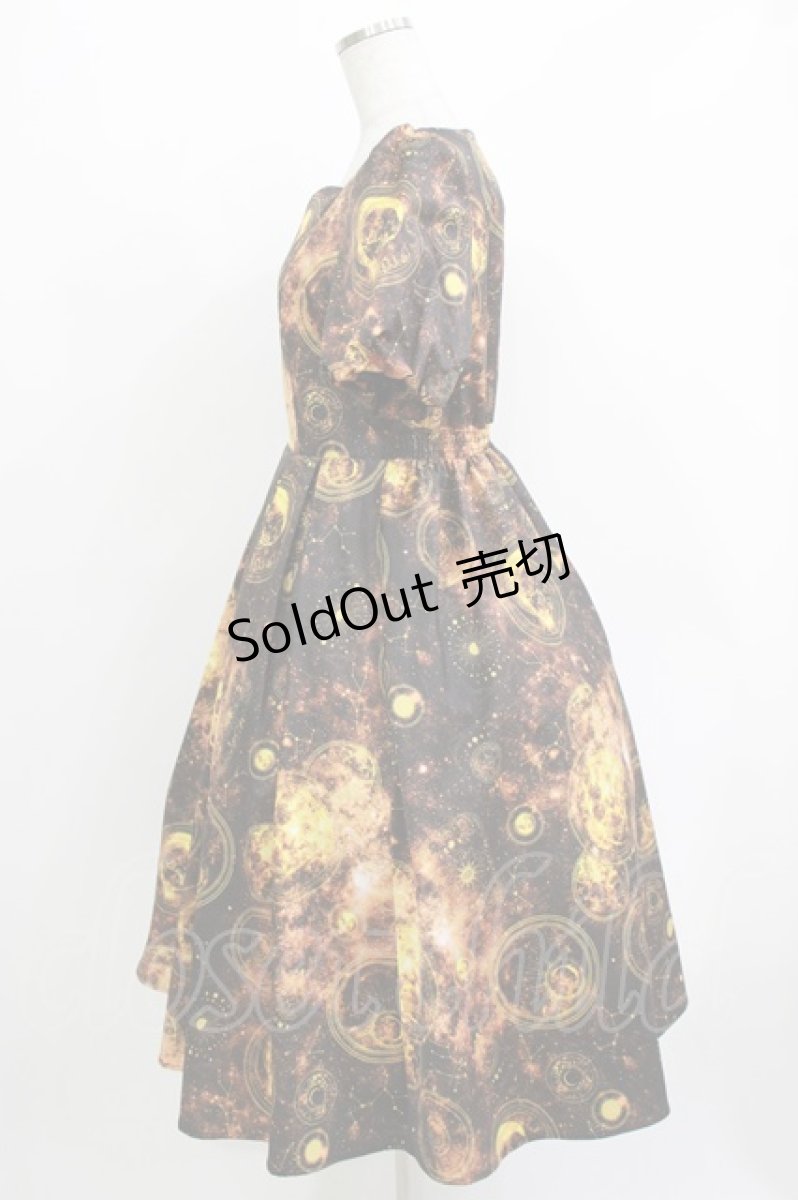 画像2: axes femme NOSTALGIE / タロット柄ワンピース Free ブラック H-26-03-13-1011-AX-OP-NS-ZH (2)