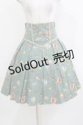 草苺巫女（海外ロリータブランド） / ハイウエストスカート XL グリーン H-26-03-13-1013-GO-SK-NS-ZH