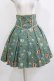 画像1: 草苺巫女（海外ロリータブランド） / ハイウエストスカート XL グリーン H-26-03-13-1013-GO-SK-NS-ZH (1)
