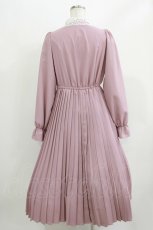 画像3: m petit by misako / AM*レースエリプリーツワンピース S ピンク H-26-03-13-1015-LO-OP-NS-ZH (3)