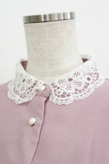 画像4: m petit by misako / AM*レースエリプリーツワンピース S ピンク H-26-03-13-1015-LO-OP-NS-ZH (4)