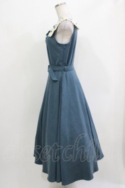 画像2: an another angelus / はしごリボン使いスクエアネックワンピース Free BLUE H-26-03-13-1016-CA-OP-NS-ZH