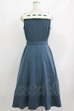 画像3: an another angelus / はしごリボン使いスクエアネックワンピース Free BLUE H-26-03-13-1016-CA-OP-NS-ZH