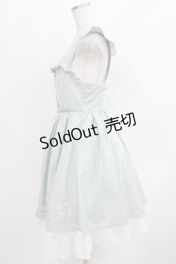 画像2: Amavel / ピーターパン刺繍ジャンパースカート Free ミント H-26-03-13-1019-CA-OP-NS-ZH
