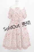 PINK HOUSE / PINK HOUSE×MISAKO&ERINKO　キャットチェリードロッププリントミディワンピース Free ピンク H-26-03-13-1003-LO-OP-NS-ZH
