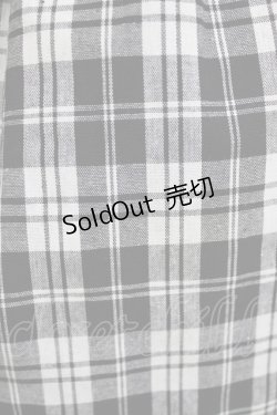 画像4: Lovely Tency / 眞白ありす/サス付きチェックスカート L ブラック H-26-03-13-1024-GO-SK-NS-ZH