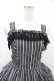 画像4: Innocent World / オリビアストライプジャンパースカート M112cm丈 グレー H-26-03-14-026-IW-OP-NS-ZH (4)