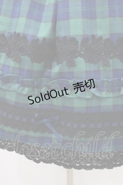 画像5: Chalmiere / タータンチェックジャンパースカート M グリーン H-26-03-14-027-0-OP-NS-ZH