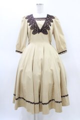 Innocent World / ロワールワンピース M マロン×ショコラ/Marron x Chocolat H-26-03-14-030-IW-OP-NS-ZH