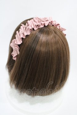 画像2: m petit by misako / AMギャザーカチューシャ Free ピンク H-26-03-14-004-LO-AC-NS-ZH