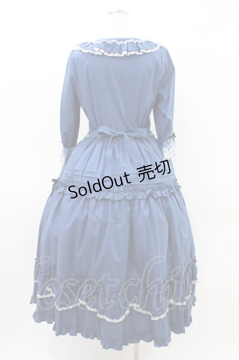 画像2: Innocent World / クリスティーンドレス M ブルー×生成/Blue×Beige H-26-03-14-031-IW-OP-NS-ZH (2)