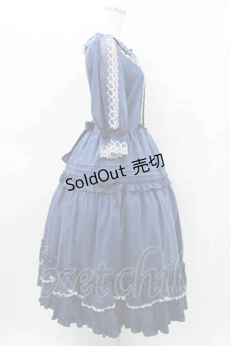 画像3: Innocent World / クリスティーンドレス M ブルー×生成/Blue×Beige H-26-03-14-031-IW-OP-NS-ZH (3)
