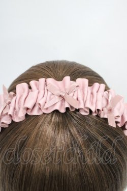 画像3: m petit by misako / AMギャザーカチューシャ Free ピンク H-26-03-14-004-LO-AC-NS-ZH